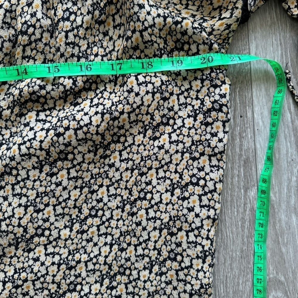 Zara Trafaluc Size Small Floral Tunic Dress - Picture 6 of 7